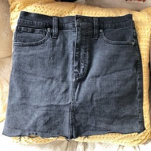 Black Madewell Denim Skirt Size 27
